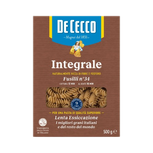 Whole Grain Fusilli (500g)