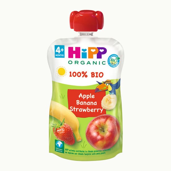 Puree Apple, Banana & Strawberry
