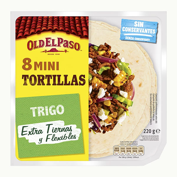 Mini Tortilla Wraps (8)